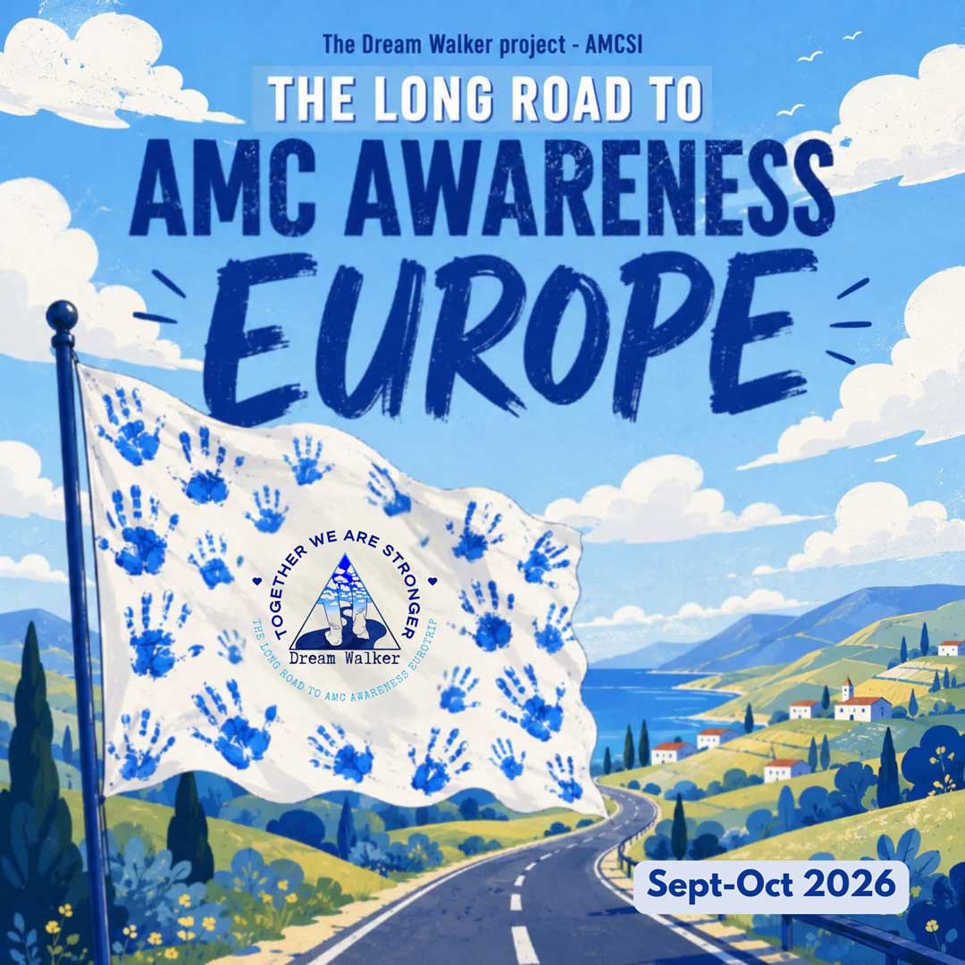 The Dream Walker Project - The Long Road To AMC Awareness Europe EUROPE… HERE WE COME!💙 This September and October, The Long Road to AMC Awareness is crossing the Atlantic once again. We’ll be driving through the UK, Spain, and Italy, visiting AMC families, sharing stories, learning from one another, and reminding every family we meet that they are never alone. And this is only the beginning. We’re also working on attending community meet ups in additional European countries, and we can’t wait to share those details with you as the plans come together. If you’re an AMC family in Europe and would like a visit from us, we’d love to hear from you. Every visit, every conversation, and every new connection helps make our community a little closer and a little stronger. See you on the road? 💙 TogetherWeAreStronger #TheDreamWalkerProject #TheLongRoadToAMCAwareness #AMCAwareness #Arthrogryposis #ArthrogryposisAwareness